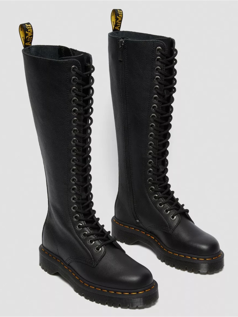 Dr Martens 1B60 BEX PISA LEATHER KNEE HIGH BOOTS size 8